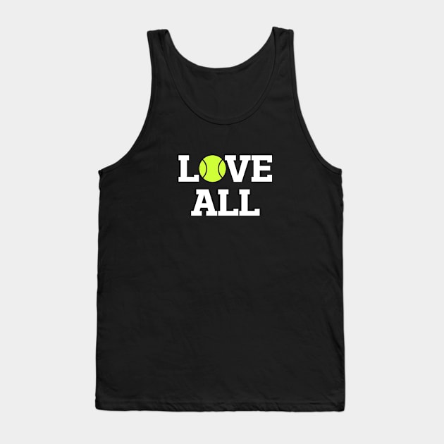 Love All - Dark Tank Top by SLAM Designs